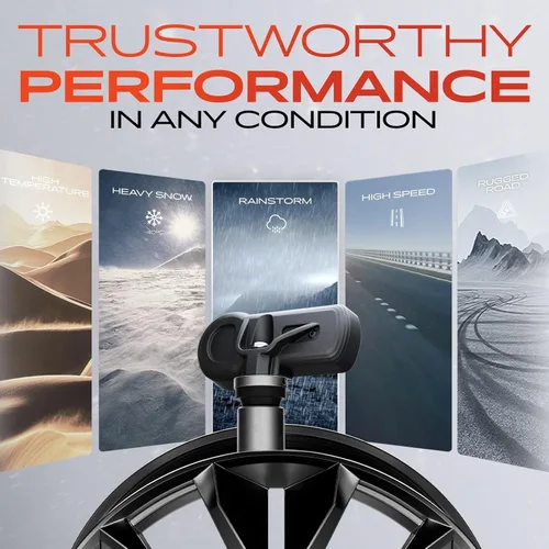 Vista 8 de A-Premium 4 piezas de sensor TPMS preprogramado Sensor de monitoreo de presión de neumáticos - Compatible con modelos Ford, Lincoln - Bronco, Edge