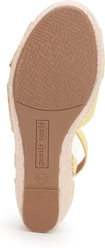 Vista 12 de Gentle Souls by Kenneth Cole Women's Charli X Band - Sandalias de tacón con hebilla de cuña