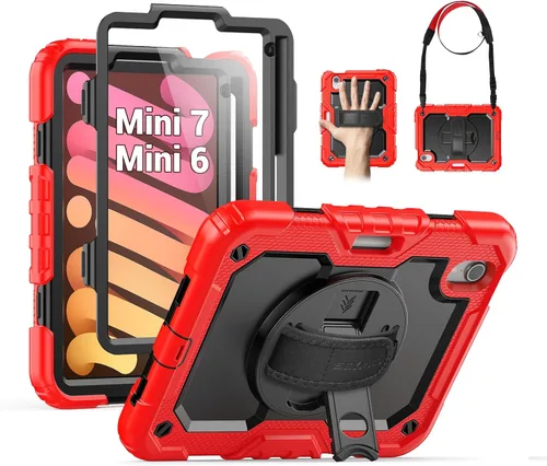 Vista 23 de SEYMAC Funda para iPad de 9ª/8ª/7ª Generación Estuche 10.2" 2021-2019, Funda Protectora de Cuerpo Completo Resistente a Prueba de Golpes de Servicio