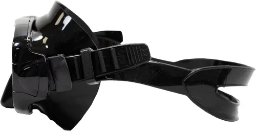 Vista 5 de Scuba Choice Silicone Dive Mask – Dual Tempered Glass Lenses with Mirror Coating, Adjustable Black Skirt & Strap, Snorkeling Diving Mask, Fits Most
