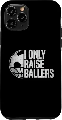Vista 29 de I Only Raise Ballers Funny Soccer Basketball Parent Case for iPhone 17