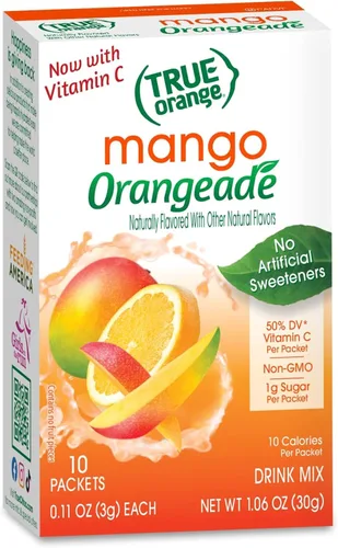 Vista 11 de True Citrus Naranja, mango, 1.06 oz, (paquete de 10, 0.11 oz cada uno)