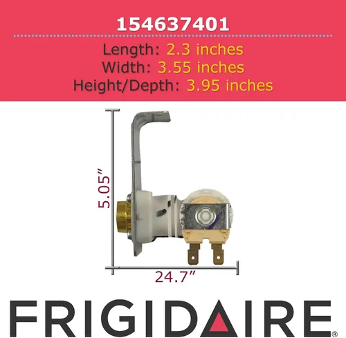 Vista 3 de Frigidaire 154637401 - Válvula de entrada.