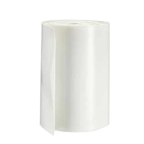 Vista 8 de uxcell Tubería termorretráctil de PVC de 1.969 in de ancho plano para 18650 16.4 ft de longitud, azul