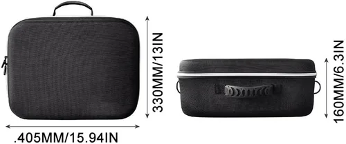 Vista 7 de Funda rígida de transporte para PS VR2, caja protectora para juegos PS VR2, auriculares y controladores para juegos de realidad virtual