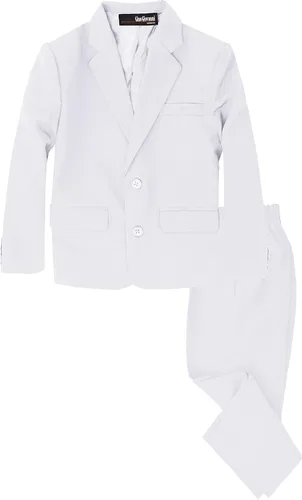 Vista 18 de Gino Giovanni - Conjunto de traje formal para niño (2 piezas)