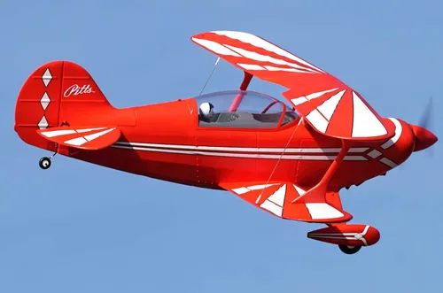Vista 5 de Fms Aviones Rc para adultos Control remoto Avión Pitts V2 1400mm (55.1") RC Avión Control remoto Aerobatic Sport RC Avión PNP