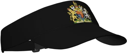 Vista 2 de UK England Royal Coat of Arms United Kingdom Cool Breathable Fashionable Eye Protection Sunshade Top Hat