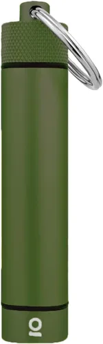 Vista 11 de ONGROK Tubo de almacenamiento premium, llavero, tamaño de bolsillo, hermético, soporte de metal de aluminio y estuche, Negro, Grande, Moderno