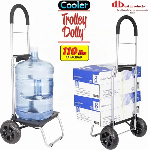 Vista 4 de Cooler Trolley Dolly, Negro Bolsa Térmica aislante plegable Rolling tailgating BBQ cerveza Hielo Cart