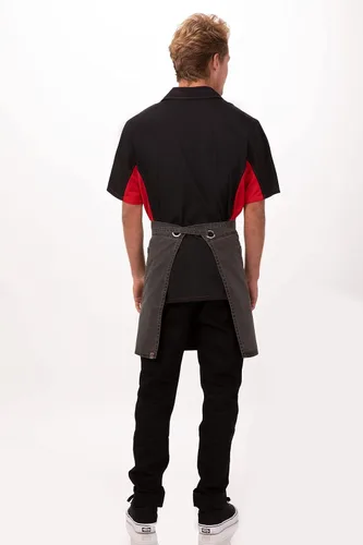 Vista 3 de Chef Works Delantal de bistró Dorset para hombre
