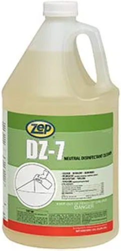 Vista 6 de Zep DZ-7 Limpiador desinfectante neutro - 1 galón (caja de 4)