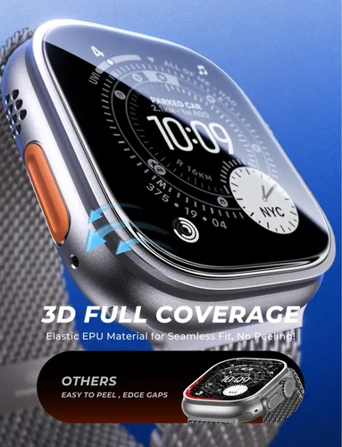 Vista 22 de MAGIC JOHN Paquete de 2 para Apple Watch SE 3 (2025) SE 2 SE Series /6/5/4 40 mm Protector de pantalla, [Tecnología de alineación automática]