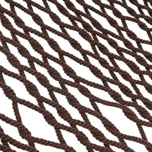 Vista 3 de Lazy Daze Hammocks Hamaca de Cuerda Doble, Hamaca Tradicional de Cuerda de Algodón Tejida a Mano para 2 Personas al Aire Libre con Barra Separadora