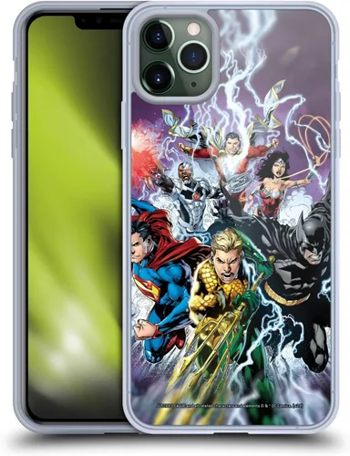 Vista 110 de Head Case Designs Funda de gel con licencia oficial de la Liga de la Justicia DC Comics #10 Darkseid War Comic Book Cover