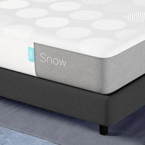 Vista 2 de Casper Colchón Sleep Snow, colchón California King de espuma viscoelástica con bandas de enfriamiento HeatDelete, prueba de 100 noches, colchón