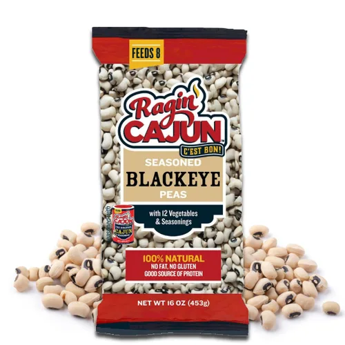 Vista 23 de Frijoles negros sazonados 16 oz Ragin Cajun (paquete de 1)