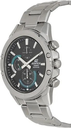 Vista 2 de Casio Edifice cronógrafo cuarzo negro Dial reloj de los hombres EFR-S567D-1AVUDF