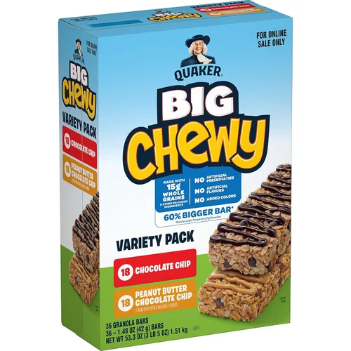 Vista 19 de Quaker Barras de granola masticables, S'mores, 58
