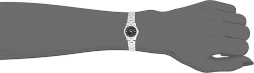 Vista 4 de Casio Reloj de cuarzo de acero inoxidable plateado LTPV002D-7A para mujer, plateado, Casual