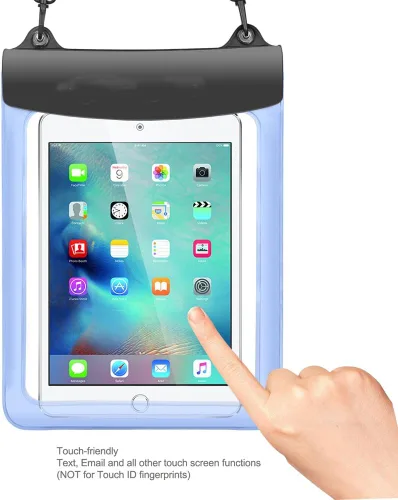 Vista 3 de Funda impermeable universal para tableta de 9.7 a 11 pulgadas, bolsa seca para iPad 10.2 10.9, iPad Air 10.9, iPad Pro 11, Samsung Galaxy Microsoft