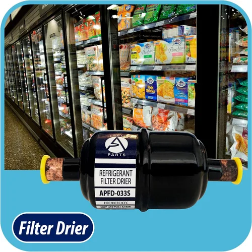 Vista 4 de Appli Parts APFD-033S 3/8 in Liquid Line Refrigerante AC Filtro Secador HVAC Refrigeración 033S ODF Sudor Soldadura conexión universal