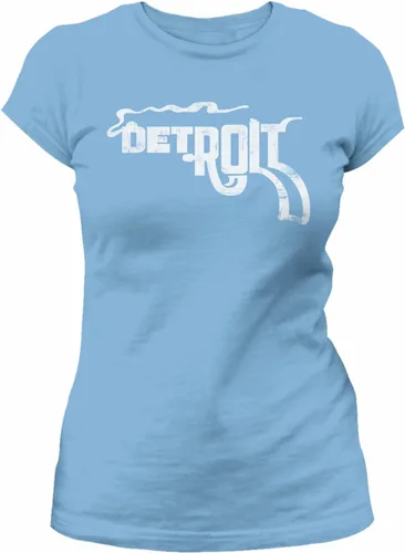 Vista 30 de Detroit Smoking Gun - Camisa para hombre y mujer, estilo vintage, suave Negro