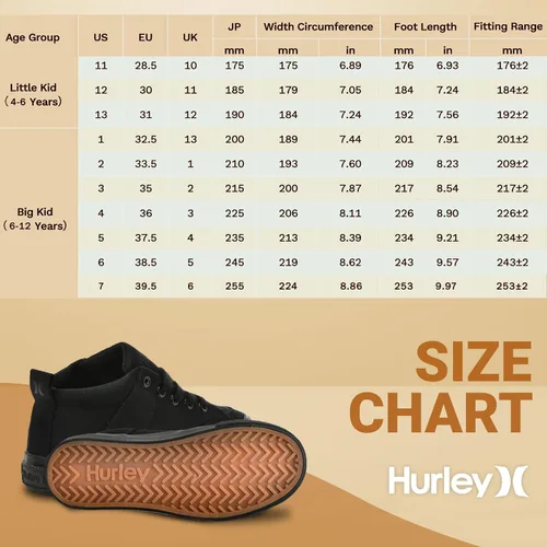 Vista 6 de Hurley Roddy - Tenis deportivos para niños y niñas