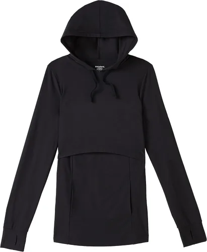 Vista 6 de Motherhood Maternity Sudadera con capucha de lactancia para mujer