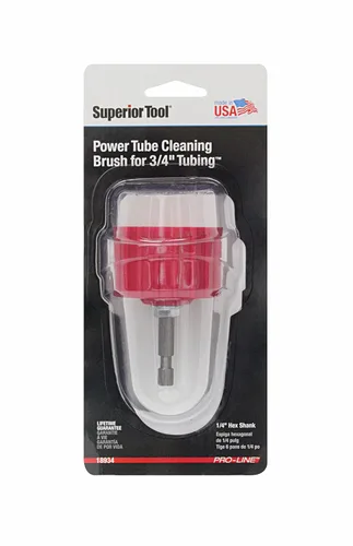 Vista 2 de Superior Tool 18934 Cepillo de limpieza de tubos de alimentación de 3/4 pulgadas