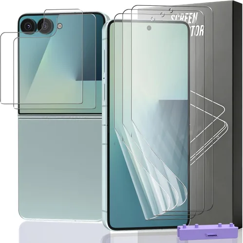 Vista 143 de Paquete de 3 protectores de pantalla para Amazfit Active 2, protección flexible de vidrio no templado, película protectora transparente HD