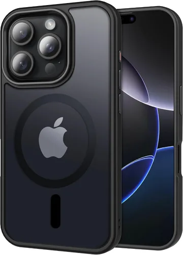 Vista 56 de CACOE Funda magnética para iPhone 12 y iPhone 12 Pro de 6.1 pulgadas - Compatible con MagSafe y soporte magnético para teléfono en el automóvil,