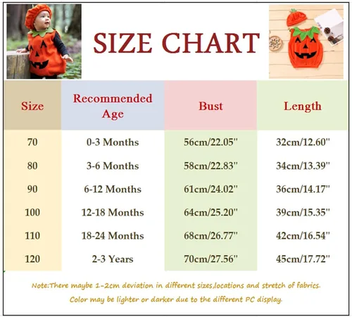Vista 6 de Disfraz de calabaza para bebé niño y niña, disfraz de calabaza para Halloween, chaleco de burbujas, body con sombrero, calcetines y trajes