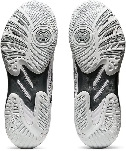 Vista 6 de ASICS Zapatos de voleibol Netburner Ballistic FlyteFoam para mujer, Blanco