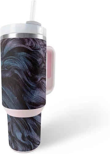 Vista 15 de MightySkins Skin - Vaso de vinilo compatible con Stanley The Quencher H2.0 FlowState de 40 onzas, diversión de los años 90, protectora, duradera