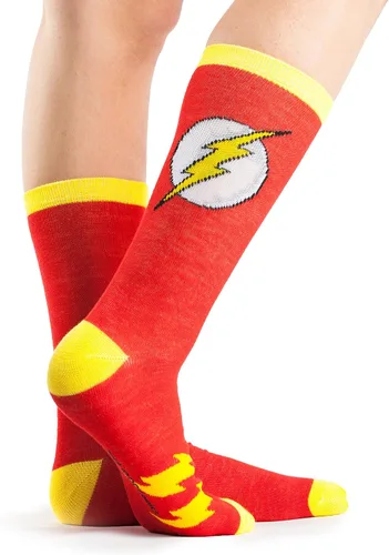 Vista 3 de DC Comics Flash Reverse Flash 2 Pack de calcetines casuales de la tripulación