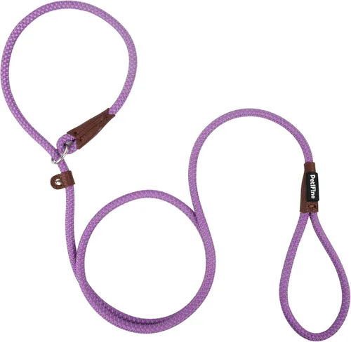 Vista 10 de PetiFine Correa antideslizante reflectante para perro, correa antideslizante resistente de 6 pies x 1/2 pulgadas Negro