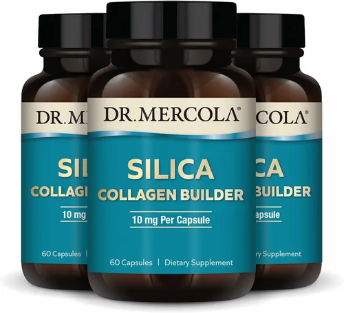 Vista 7 de Dr. Mercola Constructor de colágeno de sílice, suplemento de sílice a base de plantas para apoyar la salud de la piel, el cabello, las uñas