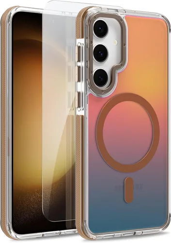 Vista 26 de Funda magnética para Google Pixel 10 Pro XL [compatible con Magsafe] [bonito diseño fluorescente de moda] a prueba de golpes, delgada, translúcida