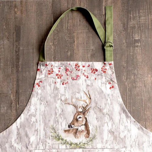 Vista 723 de Maison d' Hermine Delantales para mujer con bolsillo, 100% algodón (27.50 x 31.50 pulgadas)