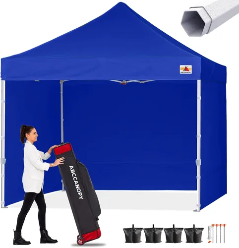 Vista 21 de ABCCANOPY - Tienda de campaña con dosel de primera calidad, sombra instantánea comercial, 10 x 15, serie premium, gris