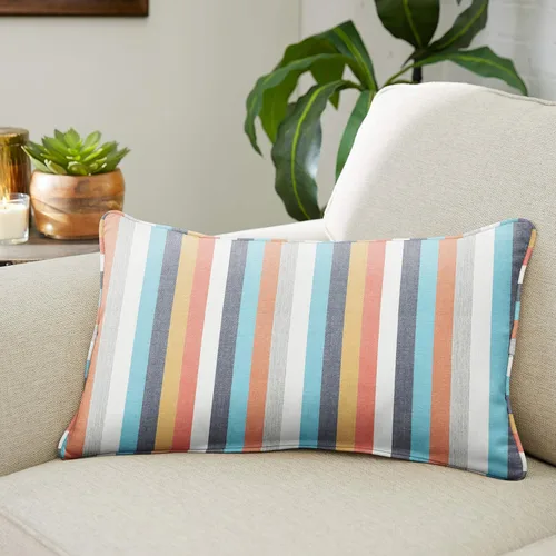Vista 5 de Sorra Home AMZS833121SP - Almohada para interiores y exteriores, 12 x 18 pulgadas, Surround Sunrise
