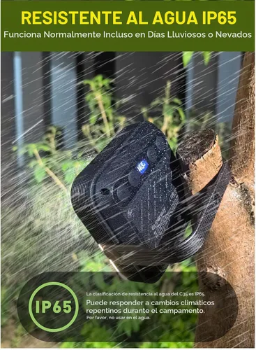 Vista 3 de Linterna de camping LED recargable de 20000mAh - 1600LM, QC3.0 22.5W, interruptor de 4 colores, IPX5 resistente al agua - Perfecta para acampar