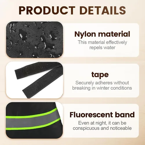 Vista 5 de Fundas para llave de agua exteriores para invierno, aislamiento térmico, 9.8 x 6.3 pulgadas, impermeables, protección contra el hielo, cubierta Verde