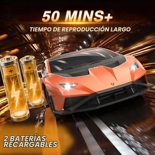 Vista 4 de Lamborghini - Coche de juguete Lambo a escala 1:18 para niños