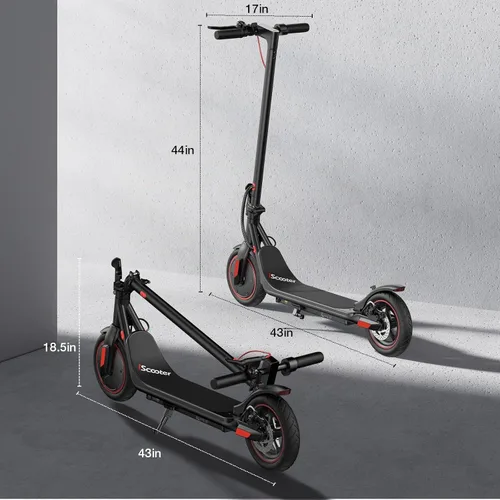 Vista 9 de iScooter Scooter eléctrico para adultos y niños grandes, scooter