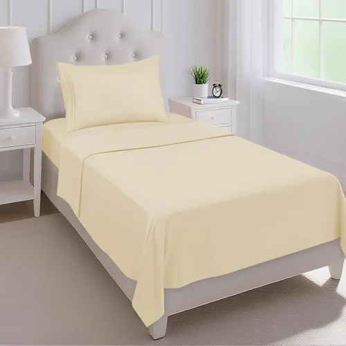 Vista 71 de Mejoroom Juego de sábanas tamaño individual – Sábanas individuales de Hotel Collection – Sábanas y fundas de almohada con sábana bajera de bolsillo