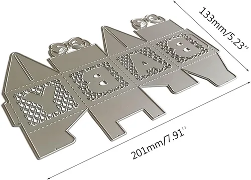 Vista 5 de Kit de suministros para álbumes de recortes, máquina de troquelado para álbumes de recortes, caja de dulces para bebés, troqueles de metal