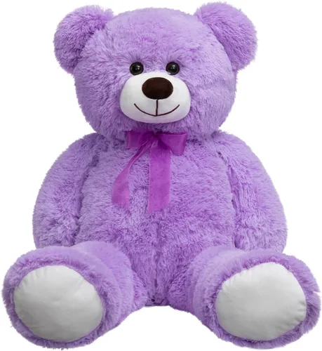 Vista 22 de HollyHOME Oso de peluche grande para cumpleaños y día de San Valentín, peluche para niños y novia, 36 pulgadas, color beige