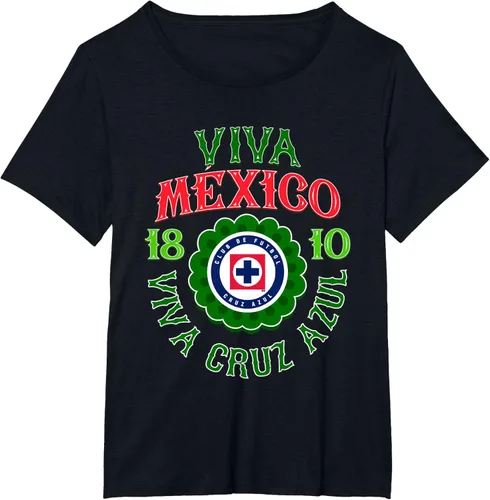 Vista 5 de Cruz Azul - Camiseta del Día de la Independencia de México, Negro